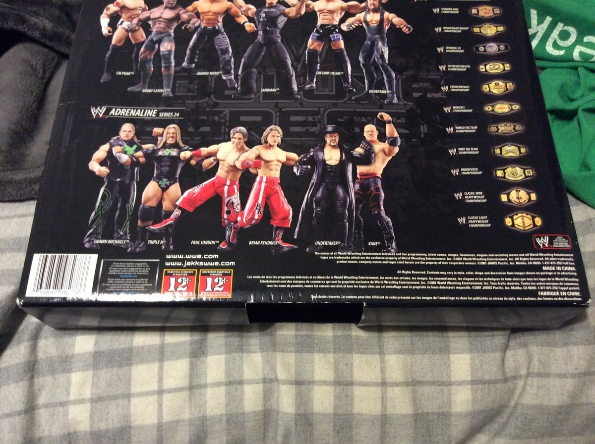 WWE 2007 DELUXE AGGRESSION 3 FIGURE SET SERIES 8 JEFF HARDY