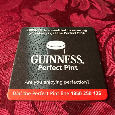 BREWERIANA - GUINNESS - PERFECT PINT - ARE YOU ENJOY PERFECTION - BIERMATTE T76