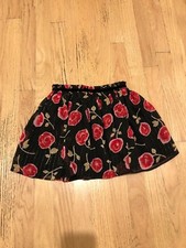 KATE SPADE GIRL HAZY ROSE METALLIC CHIFFON SKIRT SIZE 7Y BNWT