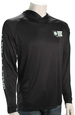 Salty Crew Over Under Pinnacle Tech Pullover Hoody - Black / Aqua - New
