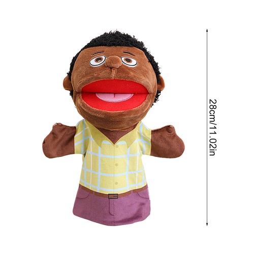 1x Family Finger Puppets Cotton Doll Animal Baby Educational Hand Toy 11'' - Picture 5 of 24