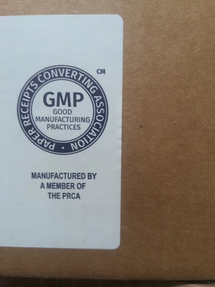 Рулон бумаги для принтера 3 1/8 дюйма x 230 футов без бисфенола 24 рулона GMP - Изображение 4 из 4