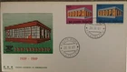 ITALY first day envelope FDC three STARS X ANNIVERSARY Europe CEPT 1969.
