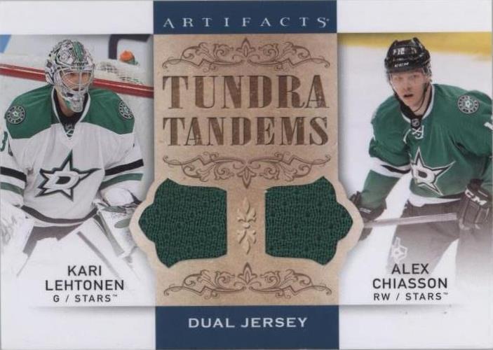 2014-15 Upper Deck Artifacts - Alex Chiasson Kari Lehtonen #TT-LC - 1 of 1
