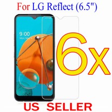 6x Protector de Pantalla LCD Transparente Cubierta Película para LG Reflect (6.5")