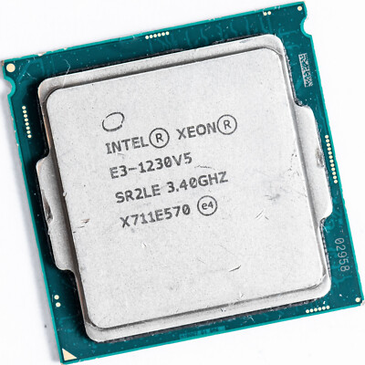 Intel Xeon E3-1230 v5 SR2LE LGA1151 Quad Core Processor Grade C 3.4GHz
