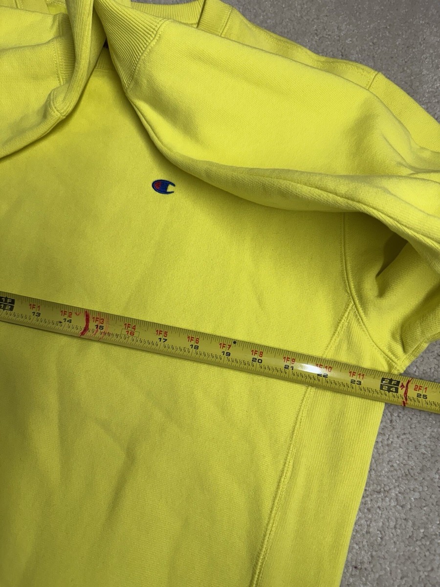 トップス Vintage championReverseWeave Lime Yellow Vintage Champion Reverse Weave 