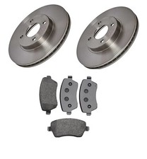 For Nissan Micra K13 1.2 2010-2017 Front 2 Brake Discs And Pads Set NEW 
