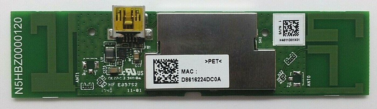 Module WiFi Panasonic 8017-01620P – Pour TV TX-L42ET60E – Occasion