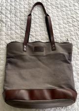 ARCH Bags Nappy Backpack Canvas  Leather Diaper Bag