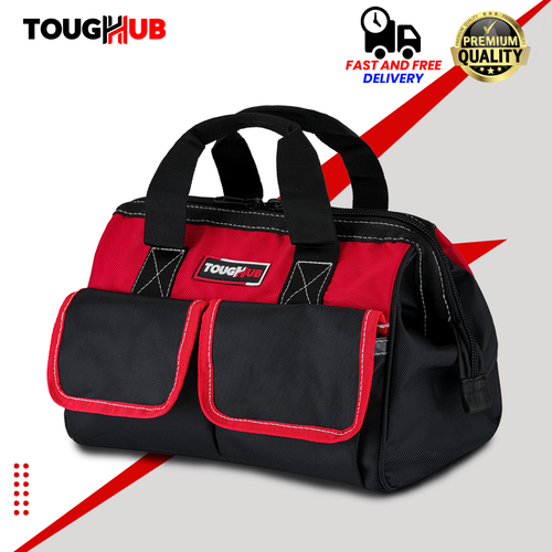 ToughHub Tool Storage Bag 12" & 16" Multi Pockets Waterproof Mechanic