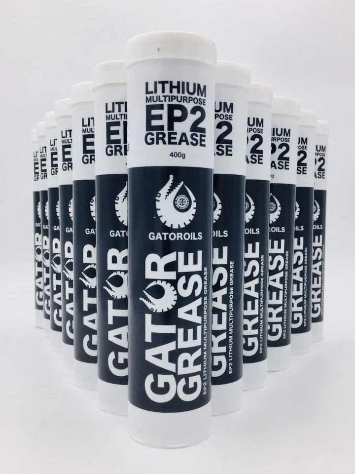 12 x Gator Lithium EP2 Grease Multi Purpose Heat Resistant Cartridge 400gr x12