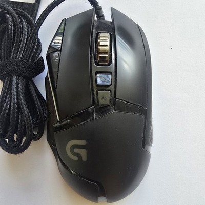 Logitech G502 Proteus Spectrum RGB Wired Gaming Mouse M-U0047 w/ 5 Weights Black