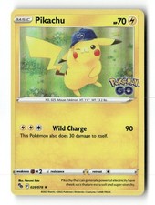 pikachu pokemon go cards - 028/078 - reveal it Pikachu (27) - Pokemon GO