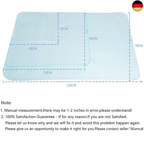 Alumuk Baby Infant Wasserdicht Matte Wickelauflage Wickelunterlage - - Bild 4 von 9