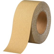 Longboard Sandpaper Roll 220-Grit 2-3/4in x 20 Yards Self 220 Grit, Gold