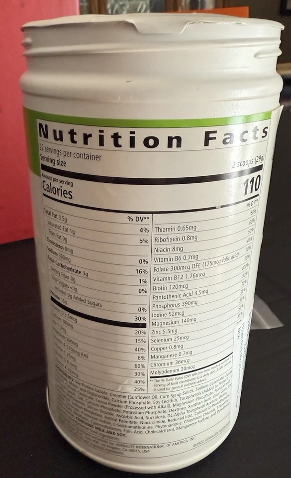 Mezcla de bebidas proteicas Herbalife - chocolate. Exp 12/21/25. Foto 2 de 4