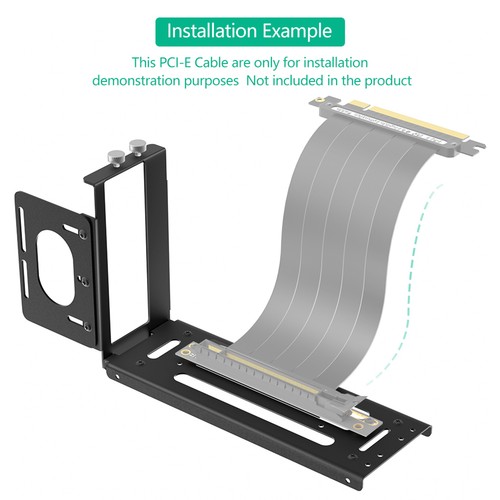 Mount 2 Slots Graphics Card Holder with Hardware External GPU Docking Station - 第 3/18 張圖片