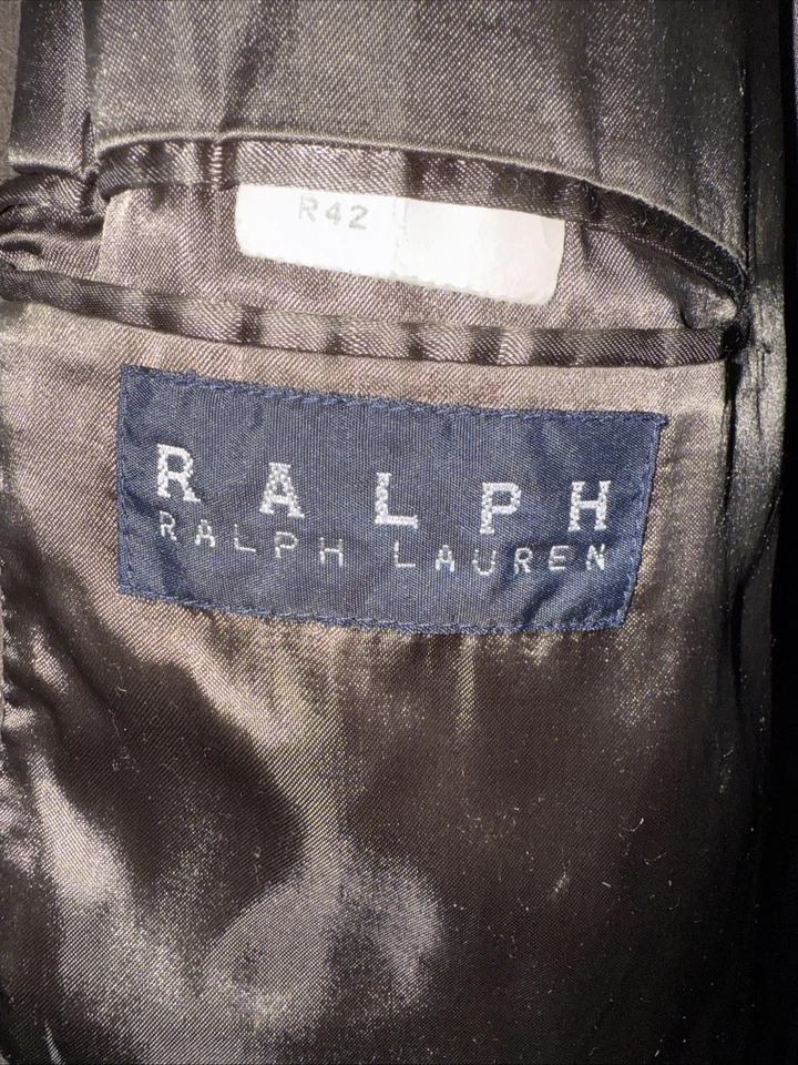 Abrigo Ralph Lauren Taupe Clásico Prendas exteriores Chaqueta con botones delanteros talla 42 R Foto 3 de 4