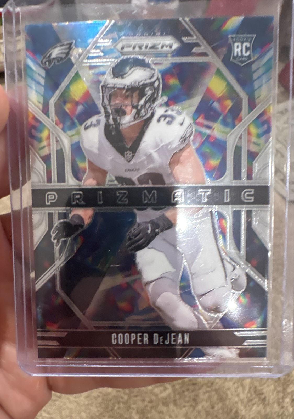 2024 Panini Prizm - Prizmatic Cooper DeJean #6 Silver Prizm (RC)