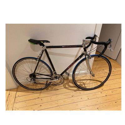 Specialized Allez Rennrad leicht Aluminium-Carbonrahmen schwarz silber blau