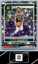 2024-25 Hoops Winter #144 Andre Jackson Jr. Prizms Premium