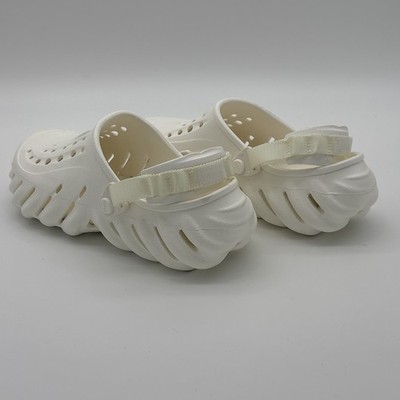 NEW Crocs Echo Clog ''White'' 207937-100 Unisex Sizes Men 7 / Women 9