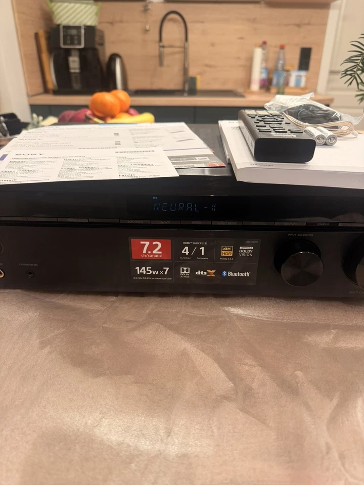 Sony STR-DH790 AV Receiver, 7.2-Kanal, Dolby Atmos/Dts:x, 4K HDR - Bild 4 von 4