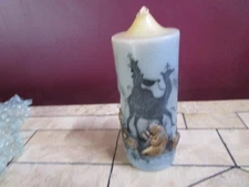 Vintage Christmas candle Nativity scene by Jasco 1978