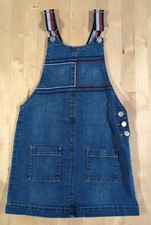 Girls 7 Tommy Hilfiger Overalls Skirtall Denim Embroidered