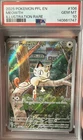 2025 POKEMON PFL EN-PHANTASMAL FLAMES ILLUSTRATION RARE #106 MEOWTH PSA 10