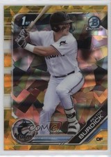 2019 Bowman Chrome Draft Sapphire Edition Gold 7/15 Peyton Burdick #BDC-74 16zo