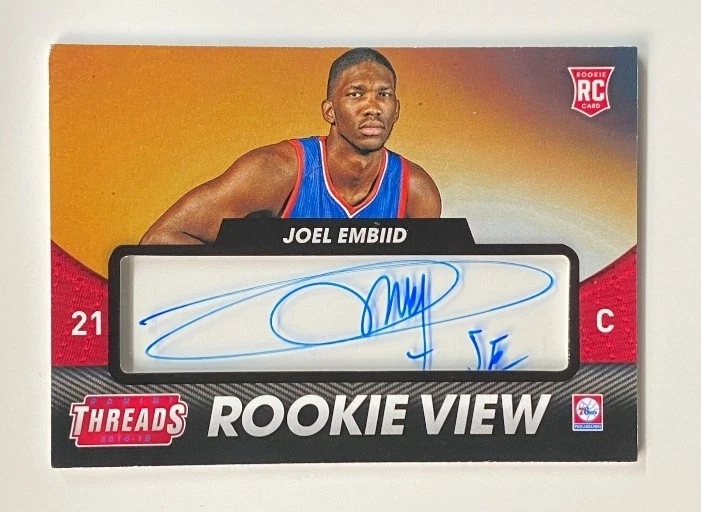 Joel Embiid Basketball Sports Trading Cards & Accessories