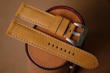 Handmade TAN PAM Officine Panerai strap size 24/22 or any size 