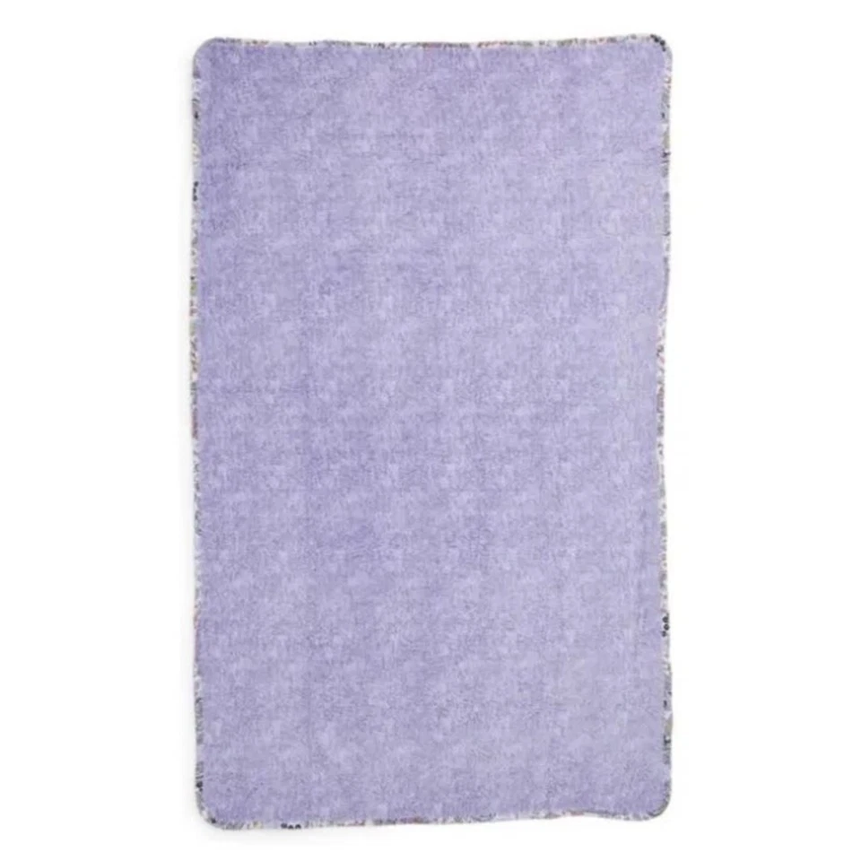 NEW**Vera Bradley Fluffy Fleece Blanket Maddalena Paisley Periwinkle Lil… - Image 2 of 4