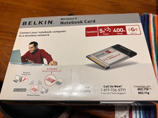 Belkin Wireless G Notebook Card 802.11g 802.11b WiFi