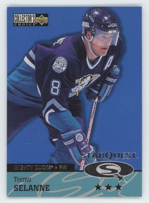 1997-98 Collector's Choice Star Quest Teemu Selanne Anaheim Mighty Ducks #SQ80