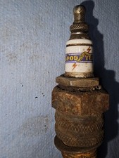 Vintage Goodyear Spark Plug Antique Porcelain Tractor Engine Auto Ignition