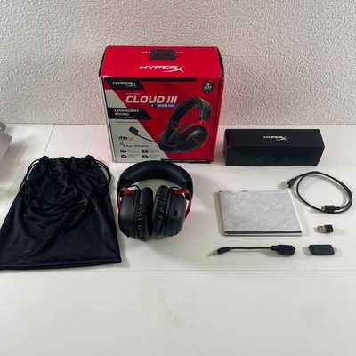 HyperX Cloud III S Wireless - Gaming Headset (Schwarz-Rot)
