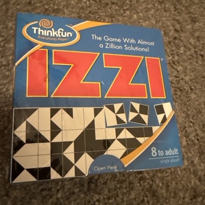 ThinkFun IZZI Puzzle Game ~ New Sealed 2003 Single Player Logic Tiles Ages 8+