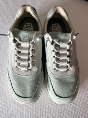 Hey Dude Womes Hudson Lift Pastel Green Womens Size  W8