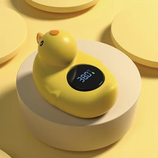 HOMEFISH Baby Bath Thermometer - Waterproof Floating Duck for Safe Showers