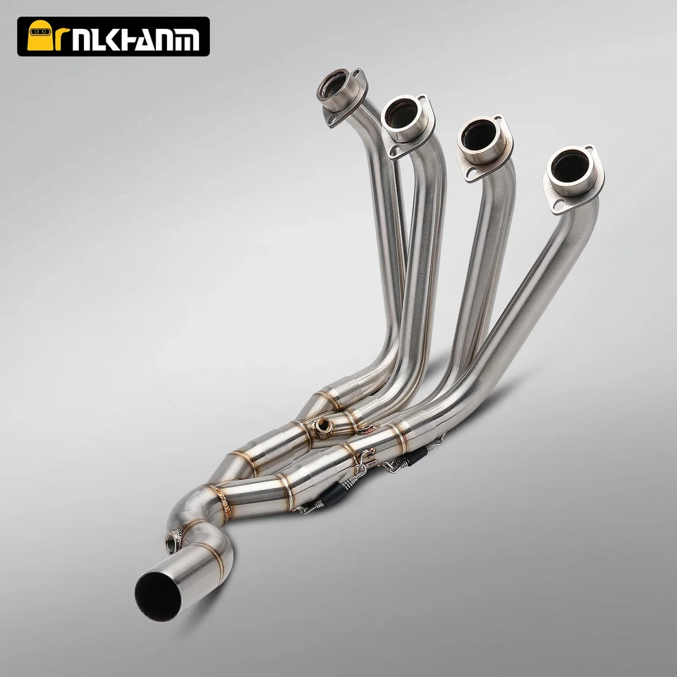 Sistema de tubos de escape de acero inoxidable para Yamaha YZF R6 YZF-R6 2017-2020 Foto 3 de 4