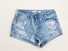 Abercrombie  Fitch Distressed Denim Shorts Size 28