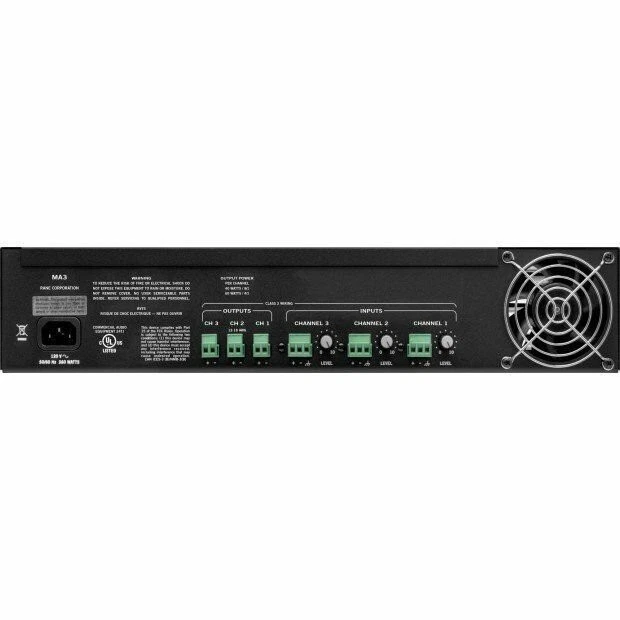 Rane 40 Watt Three Channel Power Amplifier - MA 3 - Image 2 of 2
