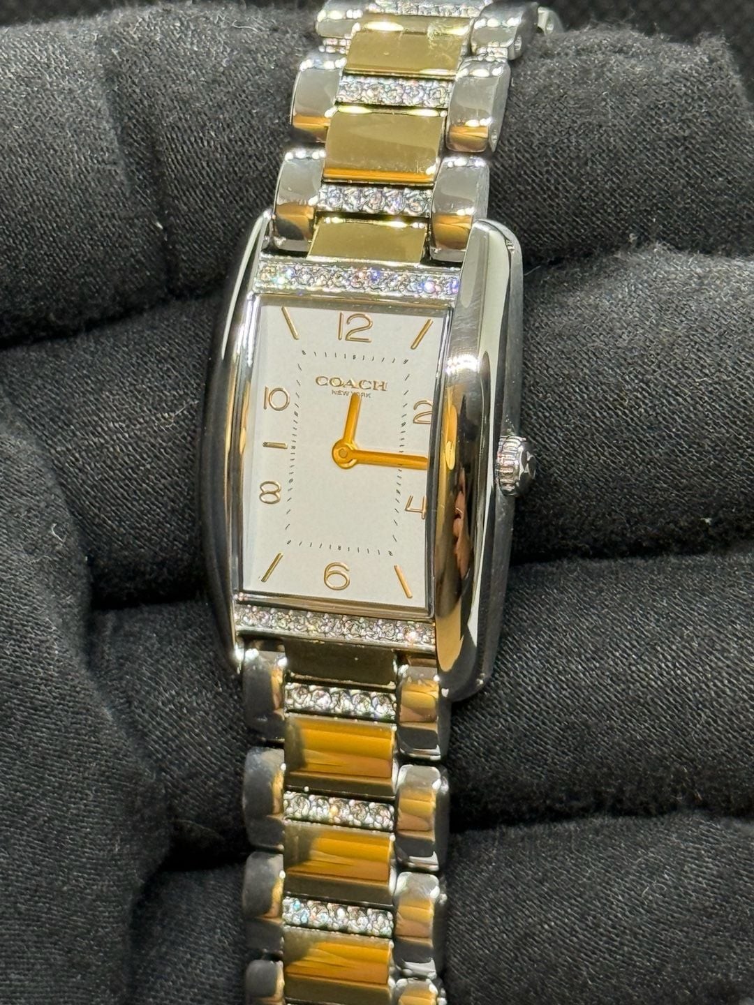 Coach Reese Two-Tone Tank Bracelet Watch 14504318