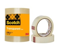 Scotch Transparentes Klebeband 6 Rollen 25Mm X 66M Allzweckband Schule BüRo