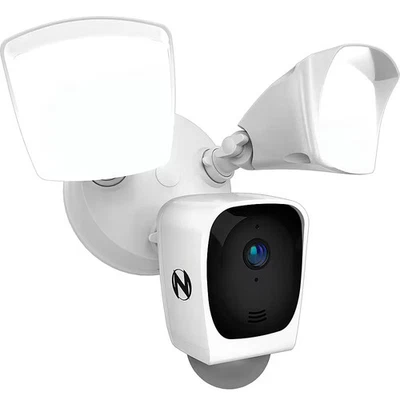 Night Owl - Outdoor Wired Floodlight Deterrence 3MP HD+ Camera with 2-Way Aud...