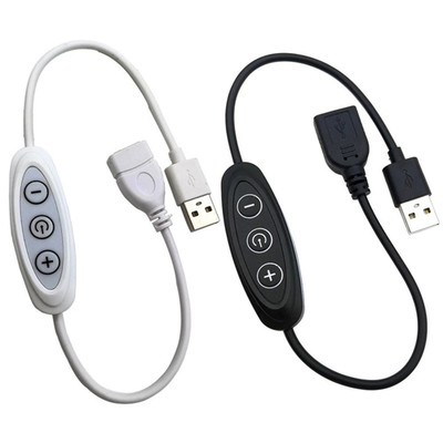 USB Dimmer Switch 5V 2A LED Light Controller 8 Stages for Strip Lamp