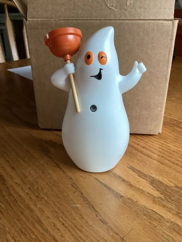 Hallmark “Jokin in the John”Talking Ghost Bathroom Decoration Halloween Battery